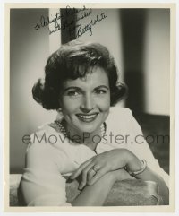 4x725 BETTY WHITE signed 8x10 REPRO still 1980s wonderful portrait from many years earlier!