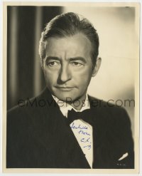 4x316 CLAUDE RAINS signed deluxe 8x10 still 1946 portrait in tuxedo from Hitchcock's Notorious!