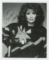 4x757 DEIDRE HALL signed 8x9.75 REPRO still 1980s the Days of Our Lives star wearing great sweater!