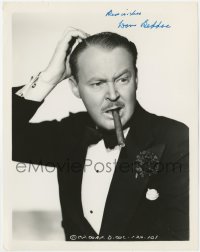 4x342 DON BEDDOE signed 8x10.25 still 1941 in tuxedo with cigar in mouth, scratching his head!