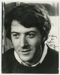 4x767 DUSTIN HOFFMAN signed 8x10 REPRO still 1970s great youthful portrait from The Graduate!