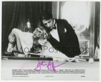 4x348 DUSTIN HOFFMAN signed 7.75x9.5 still 1979 with Vanessa Redgrave shooting pool in Agatha!