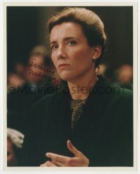 4x682 EMMA THOMPSON signed color 8x10 REPRO still 1990s great close up of the English actress!