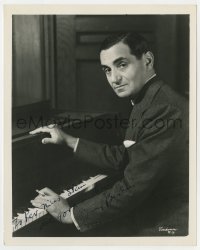 4x401 IRVING BERLIN signed deluxe 8x10 still 1930s wonderful portrait at piano by Vandamm!