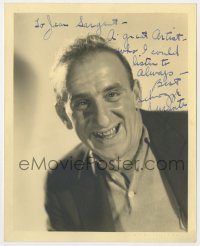 4x423 JIMMY DURANTE signed deluxe 8x10 still 1930s smiling portrait by Clarence Sinclair Bull!
