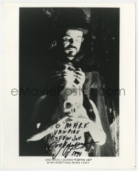 4x432 JOSE MOJICA MARINS signed video 8x10 still 1993 great creepy image of Coffin Joe!