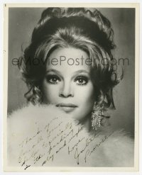 4x437 JULIET PROWSE signed 8x10 publicity photo 1970s glamorous portrait of the sexy actress!