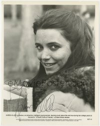 4x439 KAREN ALLEN signed 8x10 still 1980 pretty smiling close up from A Small Circle of Friends!