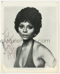 4x451 LESLIE UGGAMS signed 8.25x10 publicity photo 1970s portrait of the sexy singer/TV actress!