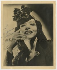 4x464 LUPE VELEZ signed deluxe 8x10 still 1930s great c/u of the sexy Mexican actress in cool hat!