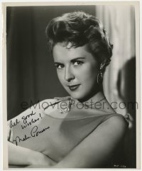 4x468 MALA POWERS signed 8x9.75 still 1950s sexy close portrait with her arms crossed!