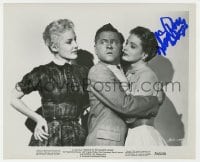 4x482 MICKEY ROONEY signed 8.25x10 still 1956 between two ladies in Francis in the Haunted House!