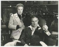 4x846 NED BEATTY signed 8x10 REPRO still 1980s as Otis with Gene Hackman as Lex Luthor in Superman!