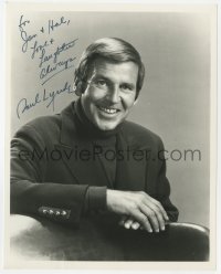 4x855 PAUL LYNDE signed 8x10 REPRO still 1970s smiling c/u of the Hollywood Squares personality!
