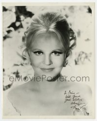 4x498 PEGGY LEE signed 8x10 publicity photo 1960s head & shoulders portrait in low-cut dress!