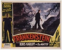 4x693 SARA KARLOFF signed color 8x10 REPRO still 2001 lobby card image from 1931's Frankenstein!