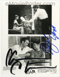 4x572 WAR signed 8x10.25 still 1994 by BOTH Elijah Wood AND Kevin Costner!