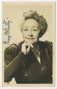 4x129 DAME MAY WHITTY deluxe signed 4x6 photo 1945 great portrait of the English actress!
