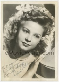 4x122 VERA-ELLEN signed deluxe 5x7 fan photo 1940s youthful portrait of the dancer/singer/actress!