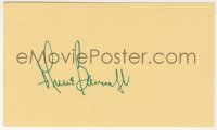 4x583 ANNE BANCROFT signed 3x5 index card 1980s it can be framed & displayed with a repro!