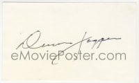 4x595 DEAN JAGGER signed 3x5 index card 1980s it can be framed & displayed with a repro!
