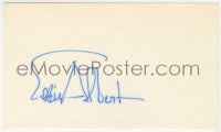4x599 EDDIE ALBERT signed 3x5 index card 1980s it can be framed & displayed with a repro!