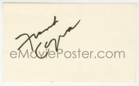 4x600 FRANK CAPRA signed 3x5 index card 1980s it can be framed & displayed with a repro!