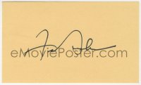 4x602 FRANKIE AVALON signed 3x5 index card 1980s it can be framed & displayed with a repro!