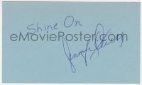 4x621 JENNIFER O'NEILL signed 3x5 index card 1980s it can be framed & displayed with a repro!