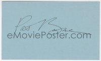 4x643 PAT BOONE signed 3x5 index card 1980s it can be framed & displayed with a repro!