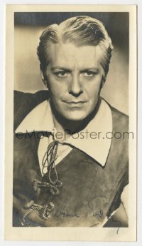 4x141 NELSON EDDY deluxe signed 4x6 photo 1940s great portrait of the MGM singer/actor in costume!