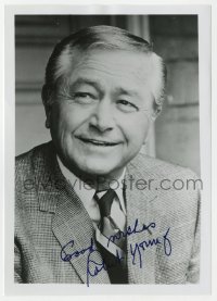 4x143 ROBERT YOUNG signed 5x7 photo 1970s head & shoulders smiling portrait as Marcus Welby, M.D.!