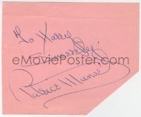 4x235 PATRICE MUNSEL signed 5x6 cut album page 1951 it can be framed & displayed with a repro!