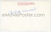 4x131 ESTELLE WINWOOD signed 4x7 photo 1981 the English actress at home, photo by Roddy McDowall!