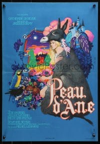 4y162 DONKEY SKIN French 16x22 1970 Jacques Demy's Peau d'ane, best art of Deneuve by Jim Leon!