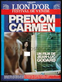 4y171 FIRST NAME: CARMEN French 16x21 1984 Jean-Luc Godard, sexy naked Maruschka Detmers in shower!