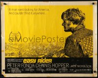 4y773 EASY RIDER 1/2sh 1969 Peter Fonda, Nicholson, biker classic directed by Dennis Hopper!