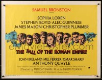 4y779 FALL OF THE ROMAN EMPIRE 1/2sh 1964 Anthony Mann, Sophia Loren, cool gladiator artwork!