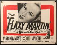 4y786 FLAXY MARTIN 1/2sh 1949 sexy Virginia Mayo is a bad girl with a heart of ice!