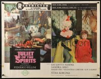 4y828 JULIET OF THE SPIRITS 1/2sh 1965 Federico Fellini's Giulietta degli Spiriti, Giulietta Masina