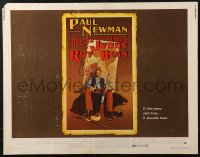 4y848 LIFE & TIMES OF JUDGE ROY BEAN 1/2sh 1972 John Huston, art of Paul Newman by Richard Amsel!