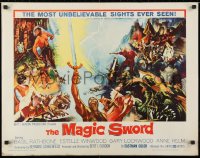 4y859 MAGIC SWORD 1/2sh 1961 Gary Lockwood wields the most incredible weapon ever!