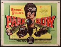 4y896 PARK ROW style A 1/2sh 1952 by Gene Evans AND director Samuel Fuller, cool crime montage!
