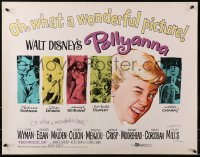 4y904 POLLYANNA 1/2sh 1960 art of winking Hayley Mills, Jane Wyman, Disney!