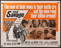 4y921 SAVAGE SEVEN 1/2sh 1968 AIP, bad bikers, the open road their killing ground!