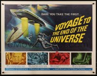4y977 VOYAGE TO THE END OF THE UNIVERSE 1/2sh 1964 Ikarie XB 1, Polish/Czech sci-fi, cool art!