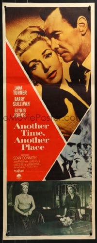 4y457 ANOTHER TIME ANOTHER PLACE insert 1958 Lana Turner has an affair with young Sean Connery!