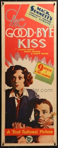 4y542 GOOD-BYE KISS insert 1928 9 Reels of Love and Laffs directed by Mack Sennett, ultra-rare!