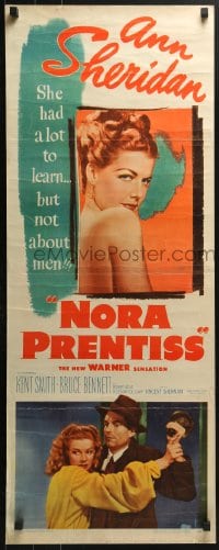 4y604 NORA PRENTISS insert 1947 sexy Ann Sheridan had a lot to learn, but not about men!