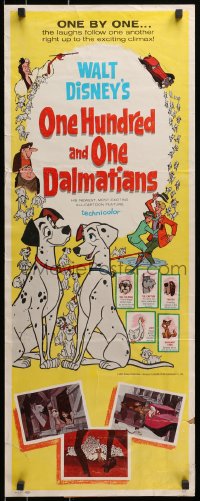 4y612 ONE HUNDRED & ONE DALMATIANS insert 1961 most classic Walt Disney canine family cartoon!